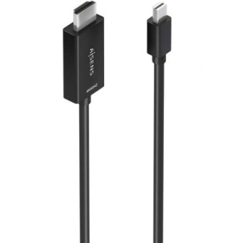 Cable Conversor Aisens A125-0885/ Mini DisplayPort Macho - HDMI Macho/ 60cm/ Negro Cable Conversor Aisens A125-0885/ Mini DisplayPort Macho - HDMI Macho/ 60cm/ Negro