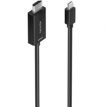 Cable Conversor Aisens A125-0886/ Mini DisplayPort Macho - HDMI Macho/ 1m/ Negro Cable Conversor Aisens A125-0886/ Mini DisplayPort Macho - HDMI Macho/ 1m/ Negro