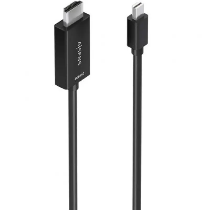 Cable Conversor Aisens A125-0890/ Mini DisplayPort Macho - HDMI Macho/ 5m/ Negro Cable Conversor Aisens A125-0890/ Mini DisplayPort Macho - HDMI Macho/ 5m/ Negro
