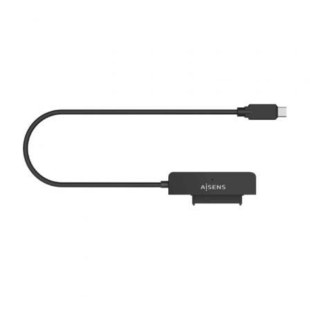 Adaptador para Discos Duros 2.5' Aisens ASE-25C04B/ USB Tipo-C 3.1 Macho - SATA Adaptador para Discos Duros 2.5' Aisens ASE-25C04B/ USB Tipo-C 3.1 Macho - SATA