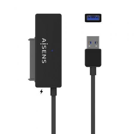 Adaptador para Discos Duros 2.5'/3.5' Aisens ASE-35A01B/ USB 3.0 - SATA/ con Alimentador Adaptador para Discos Duros 2.5'/3.5' Aisens ASE-35A01B/ USB 3.0 - SATA/ con Alimentador