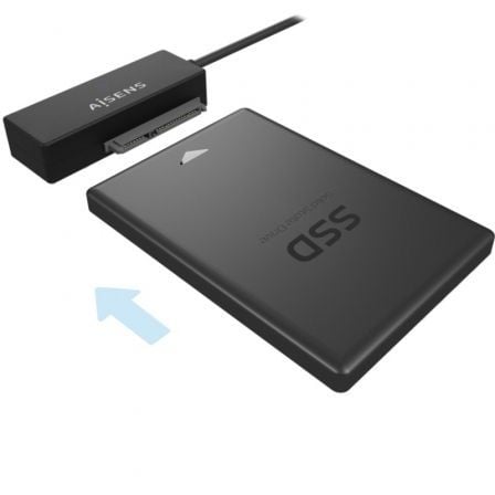 Adaptador para Discos Duros 2.5'/3.5' Aisens ASE-35A01B/ USB 3.0 - SATA/ con Alimentador Adaptador para Discos Duros 2.5'/3.5' Aisens ASE-35A01B/ USB 3.0 - SATA/ con Alimentador
