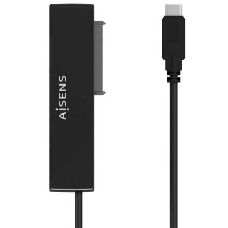 Adaptador para Discos Duros 2.5'/3.5' Aisens ASE-35C02B/ USB Tipo-C - SATA/ con Alimentador Adaptador para Discos Duros 2.5'/3.5' Aisens ASE-35C02B/ USB Tipo-C - SATA/ con Alimentador