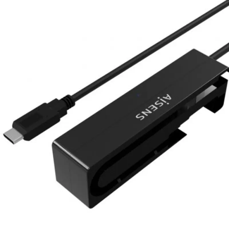 Adaptador para Discos Duros 2.5'/3.5' Aisens ASE-35C02B/ USB Tipo-C - SATA/ con Alimentador Adaptador para Discos Duros 2.5'/3.5' Aisens ASE-35C02B/ USB Tipo-C - SATA/ con Alimentador