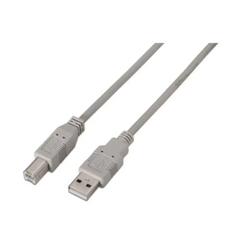 Cable USB 2.0 Impresora Aisens A101-0003/ USB Tipo-B Macho - USB Macho/ Hasta 2.5W/ 60Mbps/ 3m/ Beige Cable USB 2.0 Impresora Aisens A101-0003/ USB Tipo-B Macho - USB Macho/ Hasta 2.5W/ 60Mbps/ 3m/ Beige