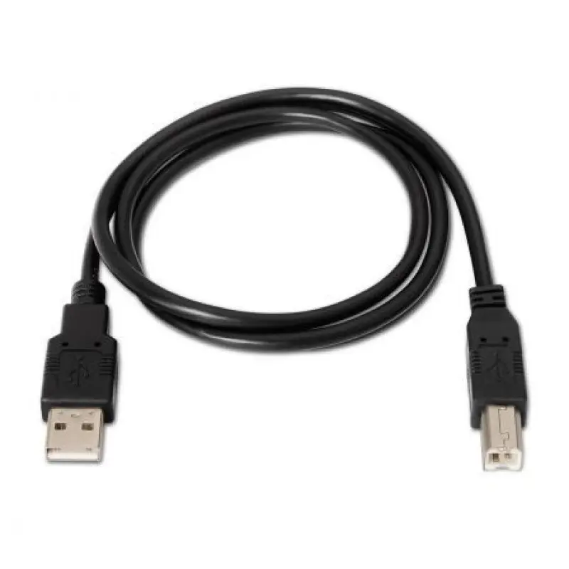 Cable USB 2.0 Impresora Aisens A101-0008/ USB Tipo-B Macho - USB Macho/ Hasta 2.5W/ 60Mbps/ 4.5m/ Negro Cable USB 2.0 Impresora Aisens A101-0008/ USB Tipo-B Macho - USB Macho/ Hasta 2.5W/ 60Mbps/ 4.5m/ Negro