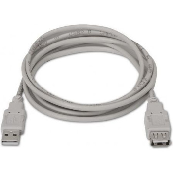 Cable Alargador USB 2.0 Aisens A101-0013/ USB Macho - USB Hembra/ Hasta 2.5W/ 60Mbps/ 1.8m/ Beige Cable Alargador USB 2.0 Aisens A101-0013/ USB Macho - USB Hembra/ Hasta 2.5W/ 60Mbps/ 1.8m/ Beige