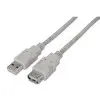 Cable Alargador USB 2.0 Aisens A101-0014/ USB Macho - USB Hembra/ Hasta 2.5W/ 60Mbps/ 3m/ Beige Cable Alargador USB 2.0 Aisens A101-0014/ USB Macho - USB Hembra/ Hasta 2.5W/ 60Mbps/ 3m/ Beige