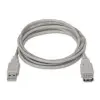 Cable Alargador USB 2.0 Aisens A101-0014/ USB Macho - USB Hembra/ Hasta 2.5W/ 60Mbps/ 3m/ Beige Cable Alargador USB 2.0 Aisens A101-0014/ USB Macho - USB Hembra/ Hasta 2.5W/ 60Mbps/ 3m/ Beige
