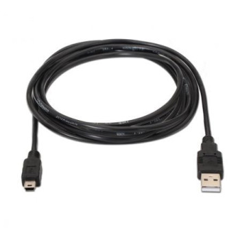 Cable USB 2.0 Aisens A101-0025/ USB Macho - USB Mini/ Hasta 2.5W/ 60Mbps/ 1.8m/ Negro Cable USB 2.0 Aisens A101-0025/ USB Macho - USB Mini/ Hasta 2.5W/ 60Mbps/ 1.8m/ Negro