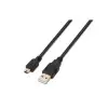Cable USB 2.0 Aisens A101-0026/ USB Macho - MiniUSB Macho/ Hasta 2.5W/ 60Mbps/ 3m/ Negro Cable USB 2.0 Aisens A101-0026/ USB Macho - MiniUSB Macho/ Hasta 2.5W/ 60Mbps/ 3m/ Negro