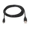Cable USB 2.0 Aisens A101-0026/ USB Macho - MiniUSB Macho/ Hasta 2.5W/ 60Mbps/ 3m/ Negro Cable USB 2.0 Aisens A101-0026/ USB Macho - MiniUSB Macho/ Hasta 2.5W/ 60Mbps/ 3m/ Negro