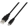 Cable USB 2.0 Aisens A101-0027/ USB Macho - MicroUSB Macho/ Hasta 2.5W/ 60Mbps/ 80cm/ Negro Cable USB 2.0 Aisens A101-0027/ USB Macho - MicroUSB Macho/ Hasta 2.5W/ 60Mbps/ 80cm/ Negro