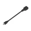 Cable USB 2.0 Aisens A101-0033/ MiniUSB Macho - USB Hembra/ Hasta 2.5W/ 60Mbps/ 15cm/ Negro Cable USB 2.0 Aisens A101-0033/ MiniUSB Macho - USB Hembra/ Hasta 2.5W/ 60Mbps/ 15cm/ Negro