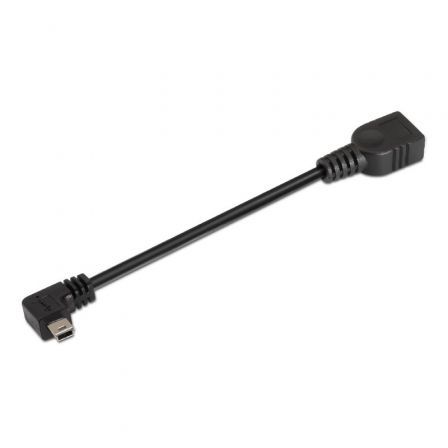 Cable USB 2.0 Aisens A101-0034/ MiniUSB Macho - USB Hembra/ Hasta 2.5W/ 60Mbps/ 15cm/ Negro Cable USB 2.0 Aisens A101-0034/ MiniUSB Macho - USB Hembra/ Hasta 2.5W/ 60Mbps/ 15cm/ Negro
