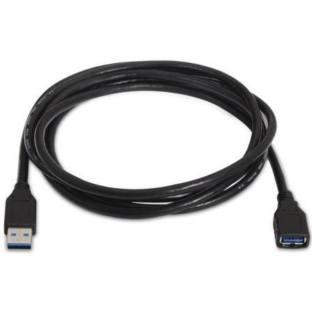 Cable Alargador USB 3.0 Aisens A105-0041/ USB Macho - USB Hembra/ Hasta 9W/ 625Mbps/ 1m/ Negro Cable Alargador USB 3.0 Aisens A105-0041/ USB Macho - USB Hembra/ Hasta 9W/ 625Mbps/ 1m/ Negro