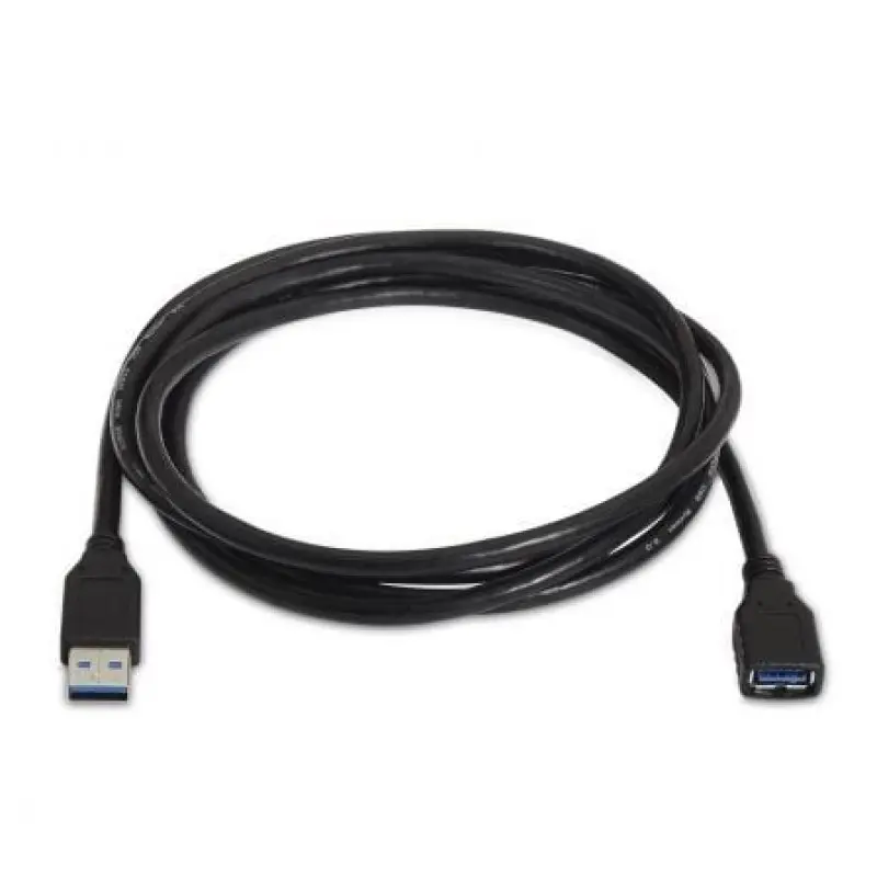 Cable Alargador USB 3.0 Aisens A105-0042/ USB Macho - USB Hembra/ Hasta 9W/ 625Mbps/ 2m/ Negro Cable Alargador USB 3.0 Aisens A105-0042/ USB Macho - USB Hembra/ Hasta 9W/ 625Mbps/ 2m/ Negro