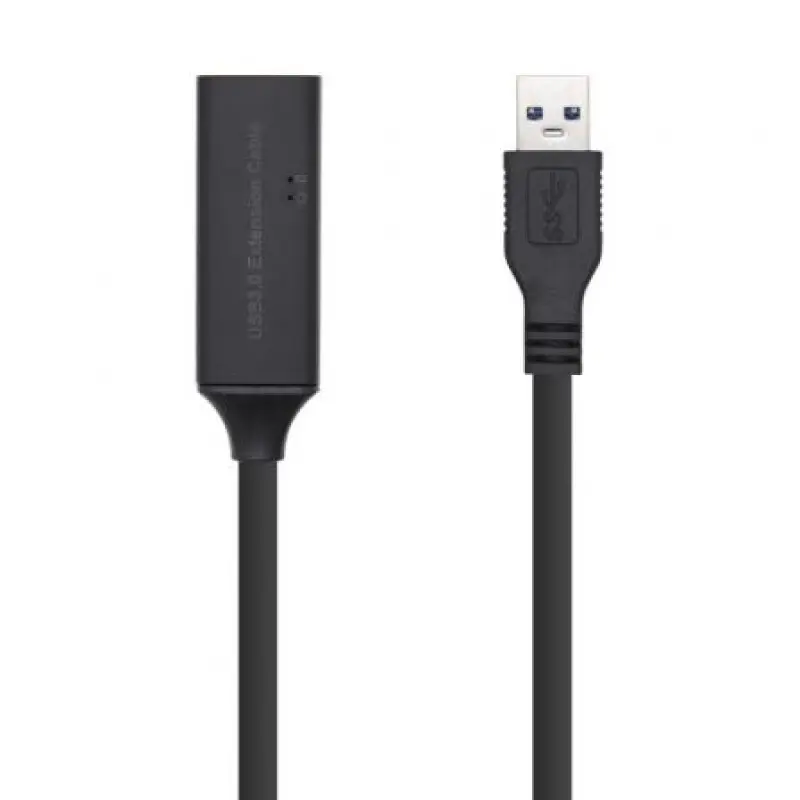 Cable Alargador USB 3.0 con Amplificador Aisens A105-0409/ USB Macho - USB Hembra/ Hasta 9W/ 625Mbps/ 15m/ Negro Cable Alargador USB 3.0 con Amplificador Aisens A105-0409/ USB Macho - USB Hembra/ Hasta 9W/ 625Mbps/ 15m/ Negro