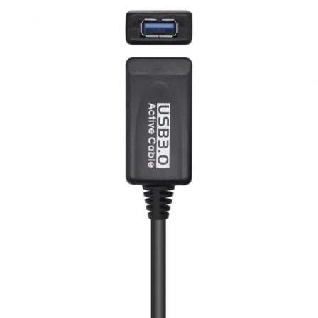 Cable Alargador USB 3.0 con Amplificador Aisens A105-0525/ USB Macho - USB Hembra/ Hasta 9W/ 625Mbps/ 5m/ Negro Cable Alargador USB 3.0 con Amplificador Aisens A105-0525/ USB Macho - USB Hembra/ Hasta 9W/ 625Mbps/ 5m/ Negro