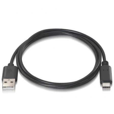 Cable USB 2.0 Tipo-C Aisens A107-0050/ USB Tipo-C Macho - USB Macho/ Hasta 9W/ 625Mbps/ 50cm/ Negro Cable USB 2.0 Tipo-C Aisens A107-0050/ USB Tipo-C Macho - USB Macho/ Hasta 9W/ 625Mbps/ 50cm/ Negro