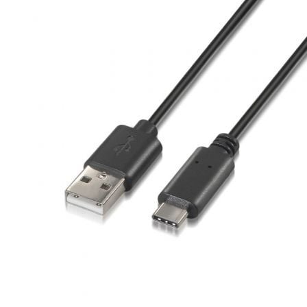 Cable USB 2.0 Tipo-C Aisens A107-0051/ USB Tipo-C Macho - USB Macho/ Hasta 9W/ 625Mbps/ 1m/ Negro Cable USB 2.0 Tipo-C Aisens A107-0051/ USB Tipo-C Macho - USB Macho/ Hasta 9W/ 625Mbps/ 1m/ Negro
