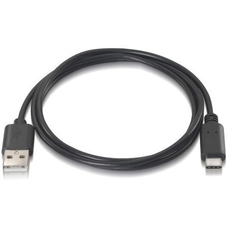 Cable USB 2.0 Tipo-C Aisens A107-0051/ USB Tipo-C Macho - USB Macho/ Hasta 9W/ 625Mbps/ 1m/ Negro Cable USB 2.0 Tipo-C Aisens A107-0051/ USB Tipo-C Macho - USB Macho/ Hasta 9W/ 625Mbps/ 1m/ Negro