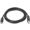 Cable USB 2.0 Impresora Aisens A107-0053/ USB Tipo-C Macho - USB Tipo-B Macho/ Hasta 9W/ 625Mbps/ 1m/ Negro Cable USB 2.0 Impresora Aisens A107-0053/ USB Tipo-C Macho - USB Tipo-B Macho/ Hasta 9W/ 625Mbps/ 1m/ Negro