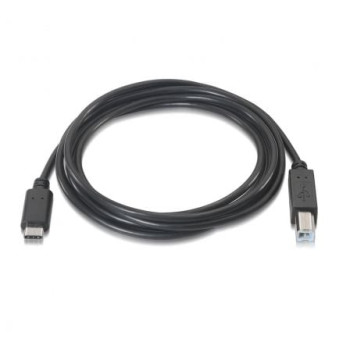 Cable USB 2.0  Impresora Aisens A107-0054/ USB Tipo-C Macho - USB Tipo-B Macho/ Hasta 9W/ 625Mbps/ 2m/ Negro Cable USB 2.0  Impresora Aisens A107-0054/ USB Tipo-C Macho - USB Tipo-B Macho/ Hasta 9W/ 625Mbps/ 2m/ Negro