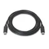 Cable USB 2.0 Tipo-C Aisens A107-0057/ USB Tipo-C Macho - USB Tipo-C Macho/ Hasta 9W/ 625Mbps/ 2m/ Negro Cable USB 2.0 Tipo-C Aisens A107-0057/ USB Tipo-C Macho - USB Tipo-C Macho/ Hasta 9W/ 625Mbps/ 2m/ Negro
