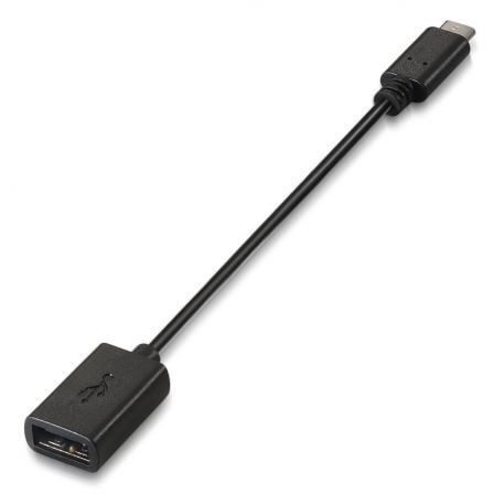 Cable USB 2.0 Aisens A107-0059/ USB Tipo-C Macho - USB Hembra/ Hasta 9W/ 625Mbps/ 15cm/ Negro Cable USB 2.0 Aisens A107-0059/ USB Tipo-C Macho - USB Hembra/ Hasta 9W/ 625Mbps/ 15cm/ Negro