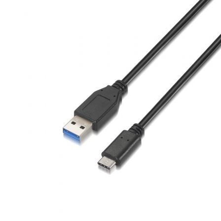 Cable USB 3.1 Tipo-C Aisens A107-0060/ USB Tipo-C Macho - USB Macho/ Hasta 27W/ 625Mbps/ 1m/ Negro Cable USB 3.1 Tipo-C Aisens A107-0060/ USB Tipo-C Macho - USB Macho/ Hasta 27W/ 625Mbps/ 1m/ Negro
