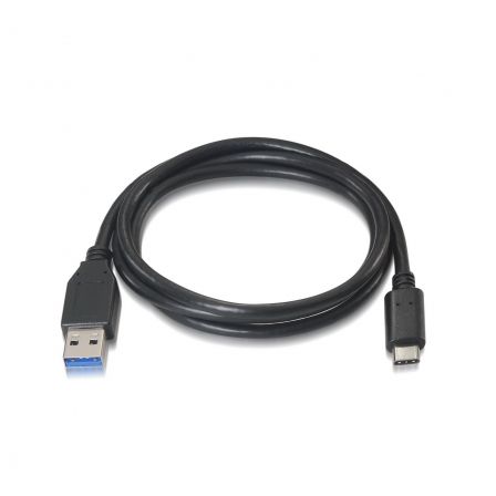 Cable USB 3.1 Tipo-C Aisens A107-0060/ USB Tipo-C Macho - USB Macho/ Hasta 27W/ 625Mbps/ 1m/ Negro Cable USB 3.1 Tipo-C Aisens A107-0060/ USB Tipo-C Macho - USB Macho/ Hasta 27W/ 625Mbps/ 1m/ Negro