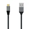 Cable USB 3.1 Tipo-C Aisens A107-0633/ USB Tipo-C Macho - USB Macho/ Hasta 27W/ 1250Mbps/ 2m/ Gris Cable USB 3.1 Tipo-C Aisens A107-0633/ USB Tipo-C Macho - USB Macho/ Hasta 27W/ 1250Mbps/ 2m/ Gris