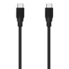Cable USB 3.2 Tipo-C Aisens A107-0704 20GBPS 5A 100W/ USB Tipo-C Macho - USB Tipo-C Macho/ Hasta 100W/ 2500Mbps/ 2m/ Negro Cable USB 3.2 Tipo-C Aisens A107-0704 20GBPS 5A 100W/ USB Tipo-C Macho - USB Tipo-C Macho/ Hasta 100W/ 2500Mbps/ 2m/ Negro