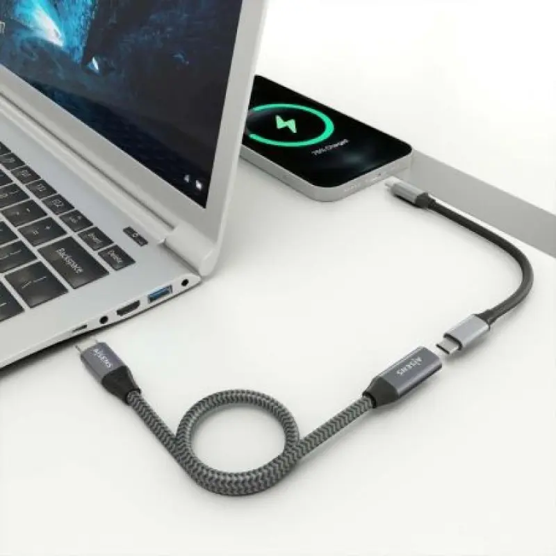 Cable Alargador USB 3.2 Aisens A107-0761/ USB Tipo-C Macho - USB Tipo-C Hembra/ Hasta 100W/ 20Gbps/ 1.5m/ Gris Cable Alargador USB 3.2 Aisens A107-0761/ USB Tipo-C Macho - USB Tipo-C Hembra/ Hasta 100W/ 20Gbps/ 1.5m/ Gris