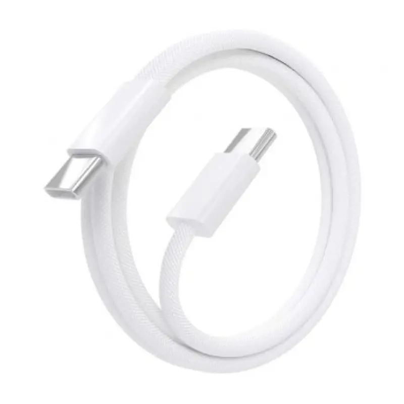 Cable USB 2.0 Tipo-C Aisens A107-0855/ USB Tipo-C Macho - USB Macho/ Hasta 60W/ 480Mbps/ 1m/ Blanco Cable USB 2.0 Tipo-C Aisens A107-0855/ USB Tipo-C Macho - USB Macho/ Hasta 60W/ 480Mbps/ 1m/ Blanco