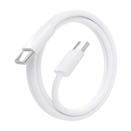 Cable USB 2.0 Tipo-C Aisens A107-0856/ USB Tipo-C Macho - USB Macho/ Hasta 60W/ 480Mbps/ 2m/ Blanco Cable USB 2.0 Tipo-C Aisens A107-0856/ USB Tipo-C Macho - USB Macho/ Hasta 60W/ 480Mbps/ 2m/ Blanco