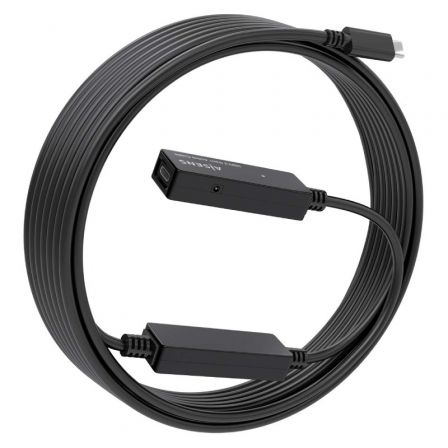 Cable Alargador USB 3.2 con Amplificador Aisens A107-0870/ USB Tipo-C Macho - USB Tipo-C Hembra/ Hasta 100W/ 20Gbps/ 10m/ Negro Cable Alargador USB 3.2 con Amplificador Aisens A107-0870/ USB Tipo-C Macho - USB Tipo-C Hembra/ Hasta 100W/ 20Gbps/ 10m/ Negro
