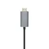 Cable Conversor Aisens A109-0392/ USB Tipo-C Macho - HDMI Macho/ Hasta 27W/ 1250Mbps/ 80cm/ Negro Cable Conversor Aisens A109-0392/ USB Tipo-C Macho - HDMI Macho/ Hasta 27W/ 1250Mbps/ 80cm/ Negro