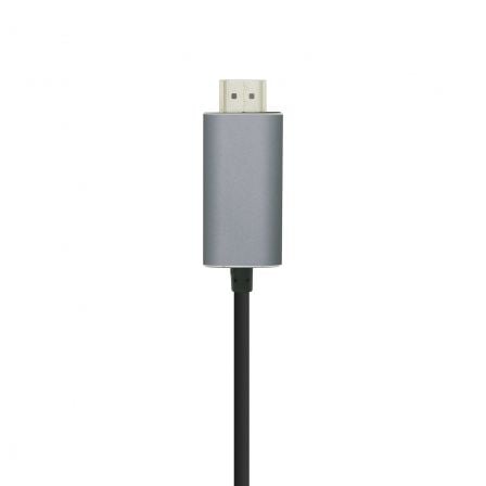 Cable Conversor Aisens A109-0392/ USB Tipo-C Macho - HDMI Macho/ Hasta 27W/ 1250Mbps/ 80cm/ Negro Cable Conversor Aisens A109-0392/ USB Tipo-C Macho - HDMI Macho/ Hasta 27W/ 1250Mbps/ 80cm/ Negro