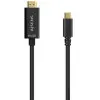Cable Conversor HDMI 4K Aisens A109-0623/ USB Tipo-C Macho - HDMI Macho/ Hasta 27W/ 1250Mbps/ 80cm/ Negro Cable Conversor HDMI 4K Aisens A109-0623/ USB Tipo-C Macho - HDMI Macho/ Hasta 27W/ 1250Mbps/ 80cm/ Negro