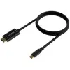 Cable Conversor HDMI 4K Aisens A109-0623/ USB Tipo-C Macho - HDMI Macho/ Hasta 27W/ 1250Mbps/ 80cm/ Negro Cable Conversor HDMI 4K Aisens A109-0623/ USB Tipo-C Macho - HDMI Macho/ Hasta 27W/ 1250Mbps/ 80cm/ Negro