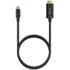 Cable Conversor HDMI 4K Aisens A109-0623/ USB Tipo-C Macho - HDMI Macho/ Hasta 27W/ 1250Mbps/ 80cm/ Negro Cable Conversor HDMI 4K Aisens A109-0623/ USB Tipo-C Macho - HDMI Macho/ Hasta 27W/ 1250Mbps/ 80cm/ Negro