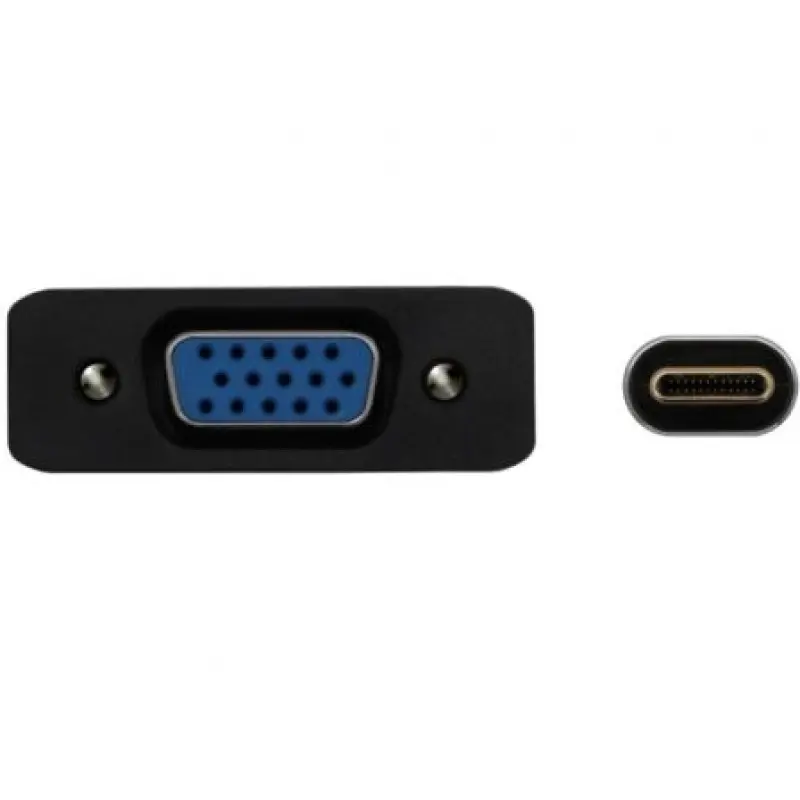 Conversor Aisens A109-0691/ USB Tipo-C Macho - VGA Hembra/ Hasta 27W/ 1250Mbps/ 15cm/ Gris Conversor Aisens A109-0691/ USB Tipo-C Macho - VGA Hembra/ Hasta 27W/ 1250Mbps/ 15cm/ Gris