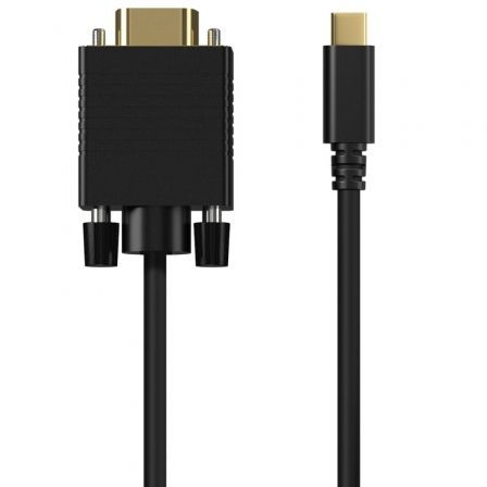 Cable Conversor Aisens A109-0692/ USB Tipo-C Macho - VGA Macho/ Hasta 27W/ 1250Mbps/ 80cm/ Negro Cable Conversor Aisens A109-0692/ USB Tipo-C Macho - VGA Macho/ Hasta 27W/ 1250Mbps/ 80cm/ Negro