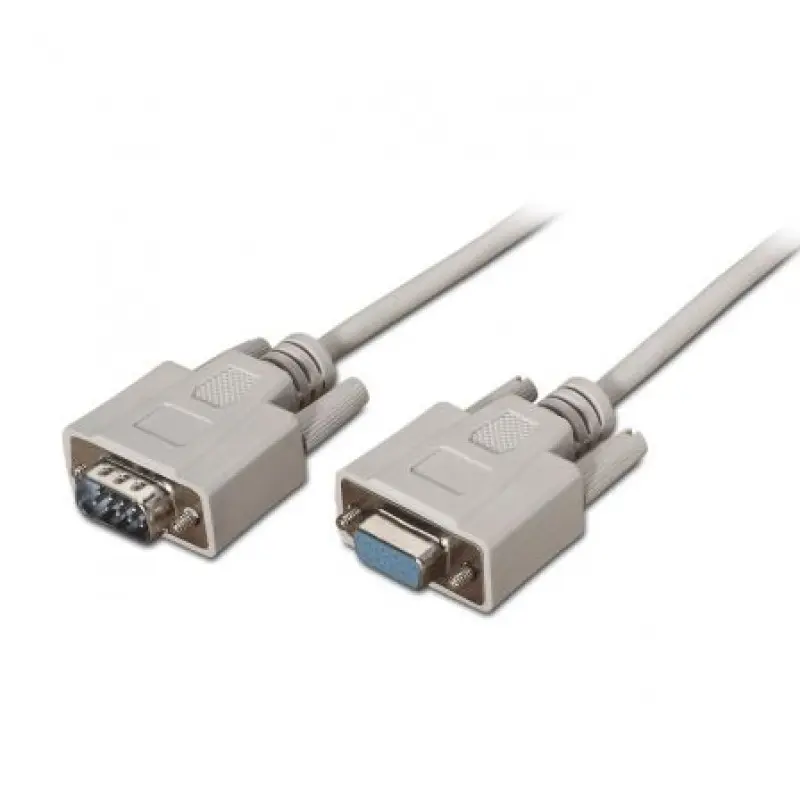Cable Serie RS232 Aisens A112-0065/ DB9 Macho - DB9 Hembra/ Hasta 0.15W/ 1.6Mbps/ 1.8m/ Beige Cable Serie RS232 Aisens A112-0065/ DB9 Macho - DB9 Hembra/ Hasta 0.15W/ 1.6Mbps/ 1.8m/ Beige