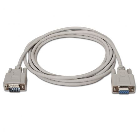 Cable Serie RS232 Aisens A112-0065/ DB9 Macho - DB9 Hembra/ Hasta 0.15W/ 1.6Mbps/ 1.8m/ Beige Cable Serie RS232 Aisens A112-0065/ DB9 Macho - DB9 Hembra/ Hasta 0.15W/ 1.6Mbps/ 1.8m/ Beige