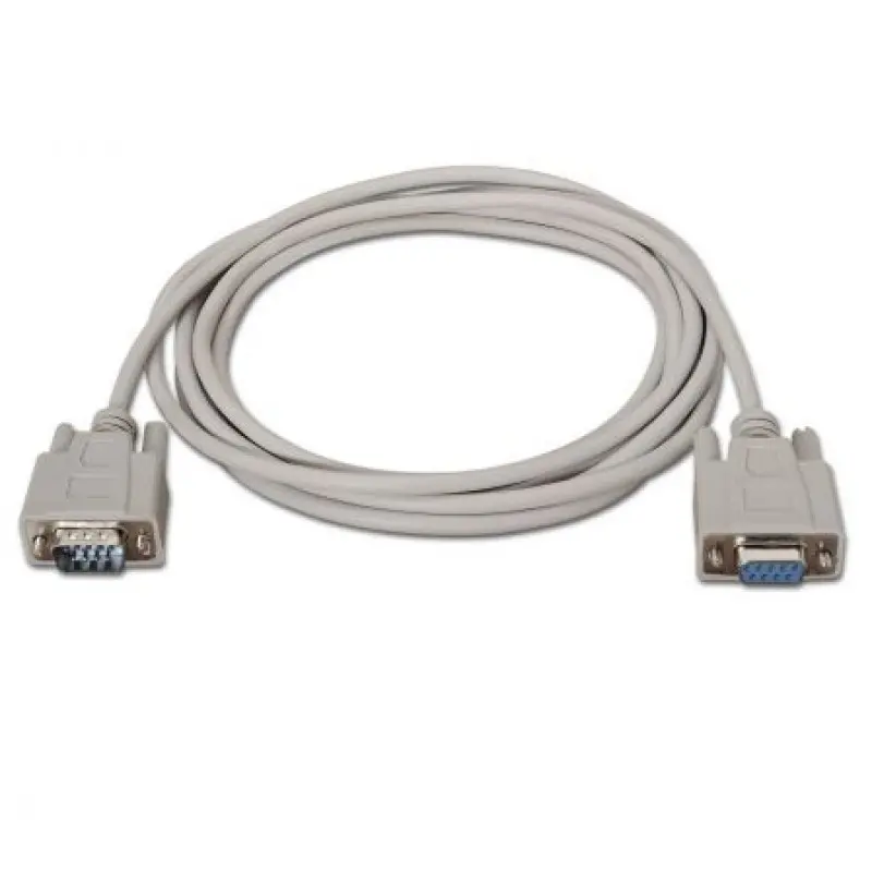 Cable Serie RS232 Aisens A112-0065/ DB9 Macho - DB9 Hembra/ Hasta 0.15W/ 1.6Mbps/ 1.8m/ Beige Cable Serie RS232 Aisens A112-0065/ DB9 Macho - DB9 Hembra/ Hasta 0.15W/ 1.6Mbps/ 1.8m/ Beige