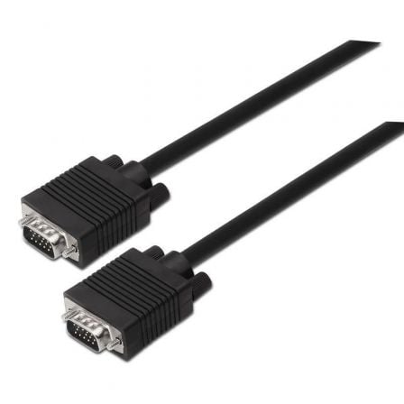 Cable SVGA Aisens A113-0068/ VGA Macho - VGA Macho/ Hasta 3W/ 10Mbps/ 1.8m/ Negro Cable SVGA Aisens A113-0068/ VGA Macho - VGA Macho/ Hasta 3W/ 10Mbps/ 1.8m/ Negro