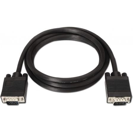 Cable SVGA Aisens A113-0068/ VGA Macho - VGA Macho/ Hasta 3W/ 10Mbps/ 1.8m/ Negro Cable SVGA Aisens A113-0068/ VGA Macho - VGA Macho/ Hasta 3W/ 10Mbps/ 1.8m/ Negro
